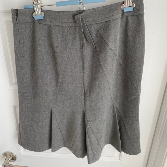 Grey Skirt with Ruffled Ends - Picture 8 of 8